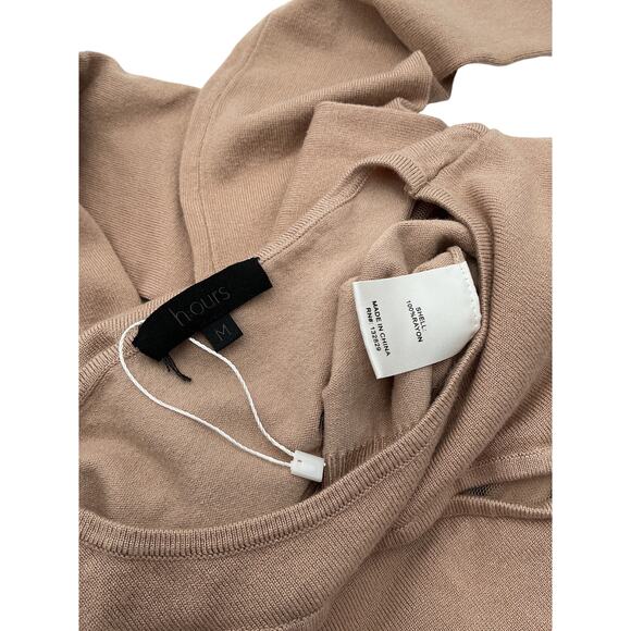 H:Ours 'Jacklyn' Tan Rayon Sweater Size M - Picture 4 of 4